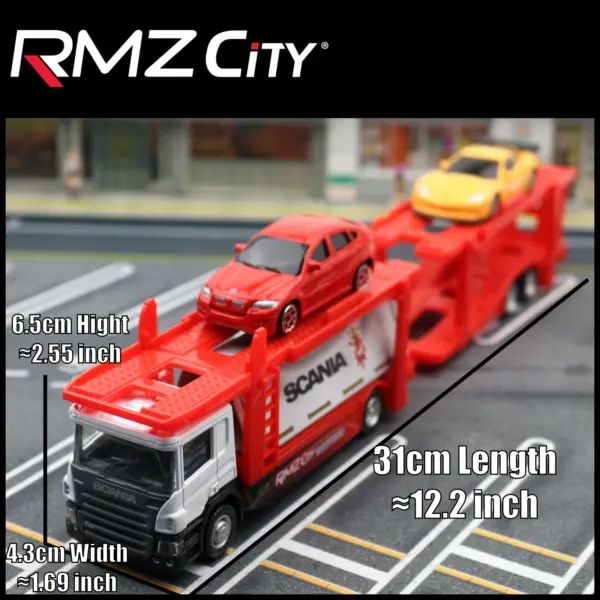 1/64 RMZ City Scania Transporter Truck Model - Image 4