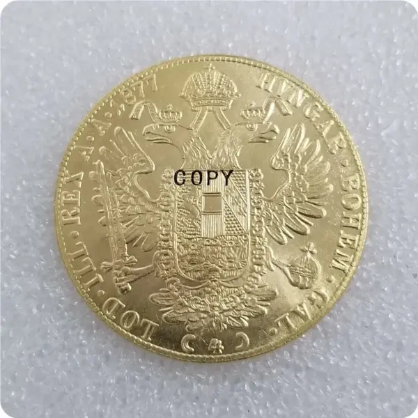 Austria 4 Ducat Gold Replica Coins 1873-1915 - Image 8