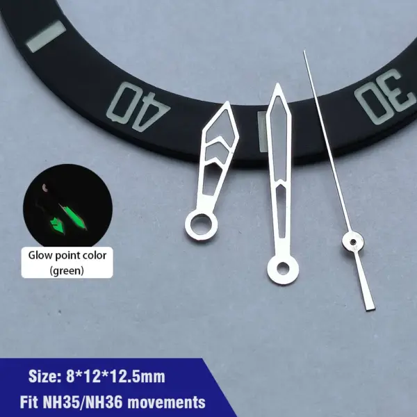 Green Luminescent Hands for NH35 NH36 Sports Watch - Image 11