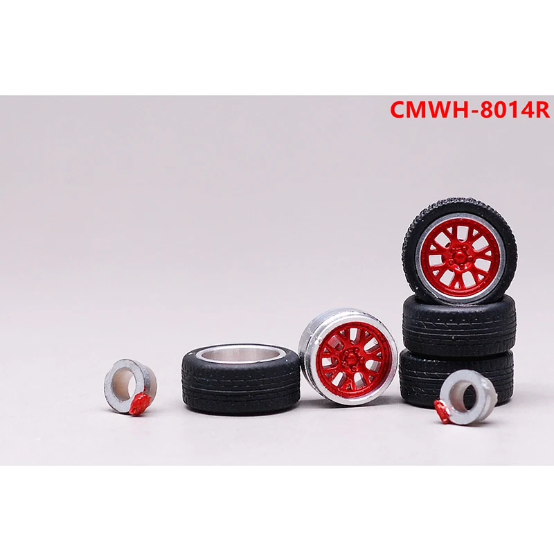 1/64 Alloy Wheel & Tire Set for Model Cars 33 1/64 Alloy Wheel & Tire Set for Model Cars - Image 33