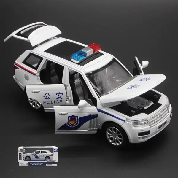 1:32 Land Rover Range Rover Police SUV Diecast Toy - Image 7
