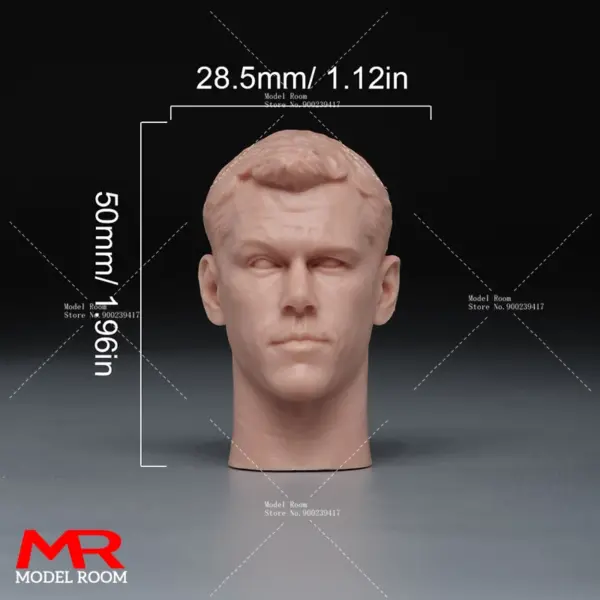 Unpainted 1/6 Leonardo Head Sculpt Model - Image 26