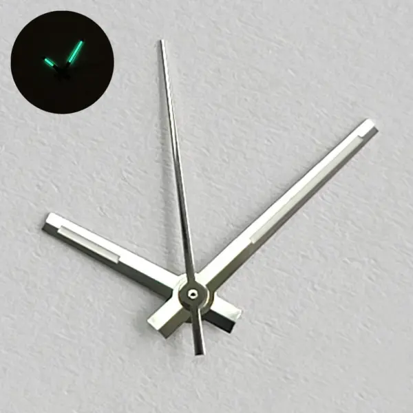 NH35/NH36/4R/7S Watch Hands Set Rose Gold Silver Green Luminescence - Image 5