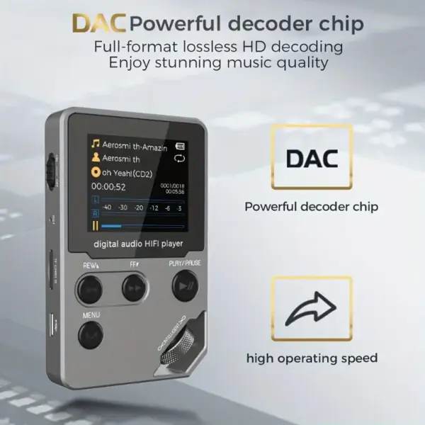 C5 8GB Zinc Alloy Bluetooth MP3 Player - Image 5