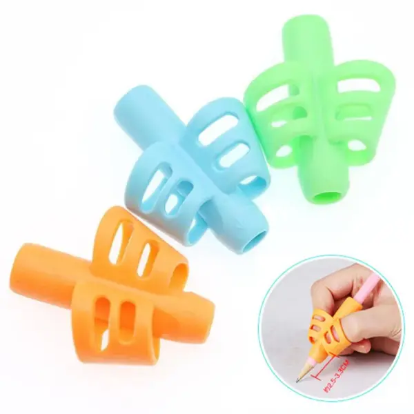 Children's Silicone Pencil Grips for Better Handwriting - Image 2