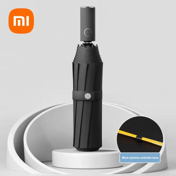 Xiaomi 16 Bone Automatic Collapsible Umbrella for Adults - Image 11