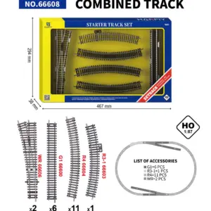 1/87 Scale Narrow Gauge Railway Curved Track Set 67 Sbc9e947dd45c4745abf335eaf0874b95a 1