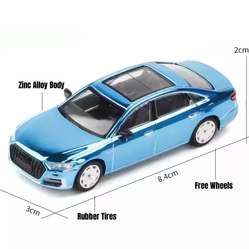 1:64 Audi A8L Diecast Miniature Model Collection 6 1:64 Audi A8L Diecast Miniature Model Collection - Image 6