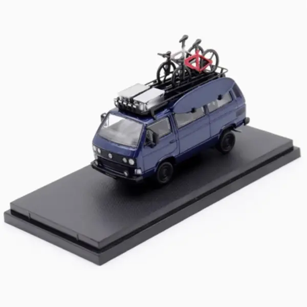 1:64 Scale VW T3 Van Modified Camping Bus Alloy Model - Image 7