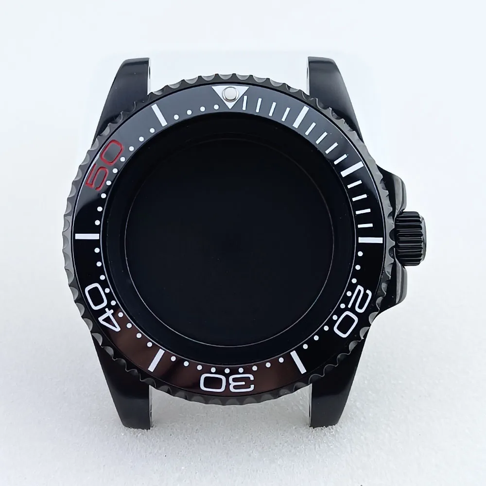 GMT Black Watch Case for NH34/NH35/NH36 Movements 37 GMT Black Watch Case for NH34/NH35/NH36 Movements - Image 37