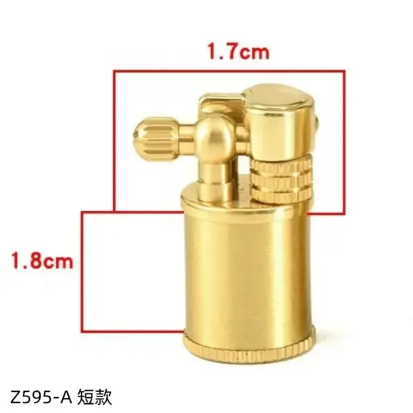 ZORRO Brass Kerosene Lighter Retro Portable Gadget - Image 15