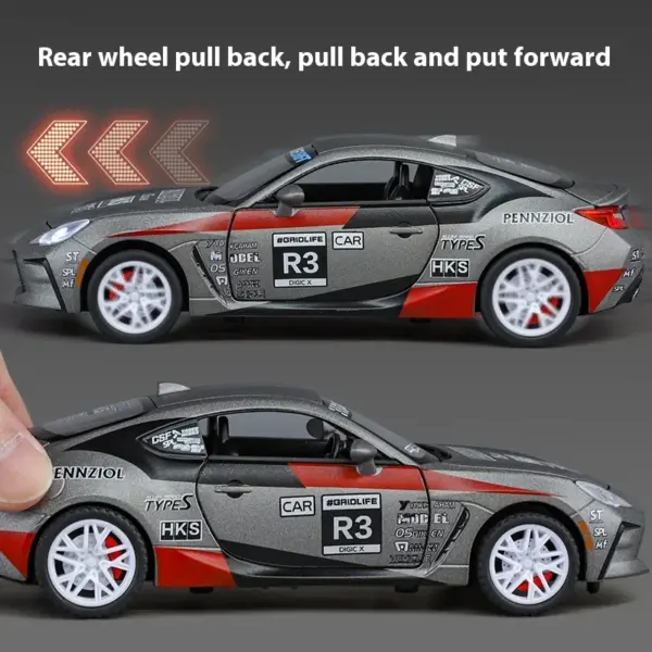 Toyota GR86 Rally Car Diecast Model 1:32 Scale - Image 4