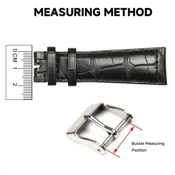 Stainless Steel Watch Strap Buckle 18/20/22mm - Image 4