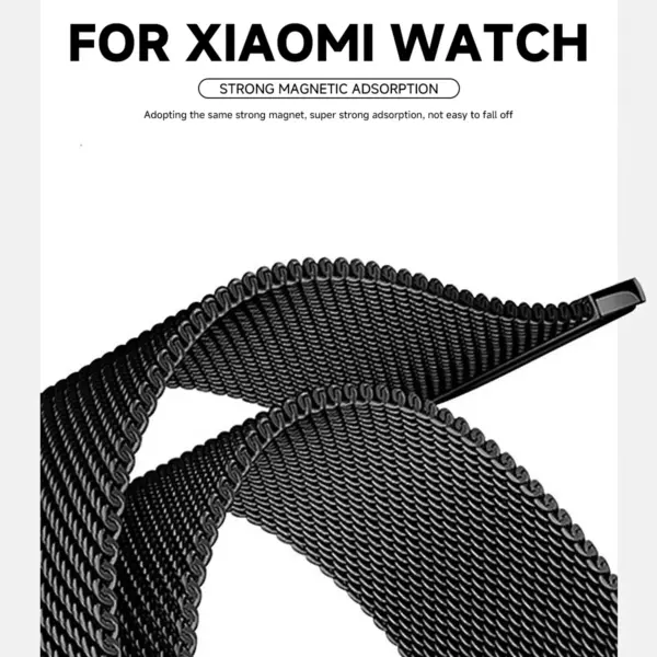 Magnetic Stainless Steel Bracelet & Case for Redmi Band 2 - Image 6