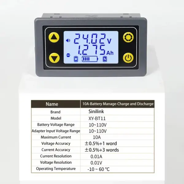 XY-BT11 Battery Capacity Tester for Accurate Charge Monitoring - Image 3