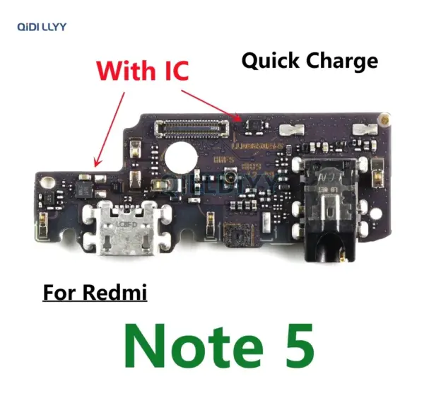 Xiaomi Redmi Note 5 Pro USB Charging Port Flex Cable - Image 4