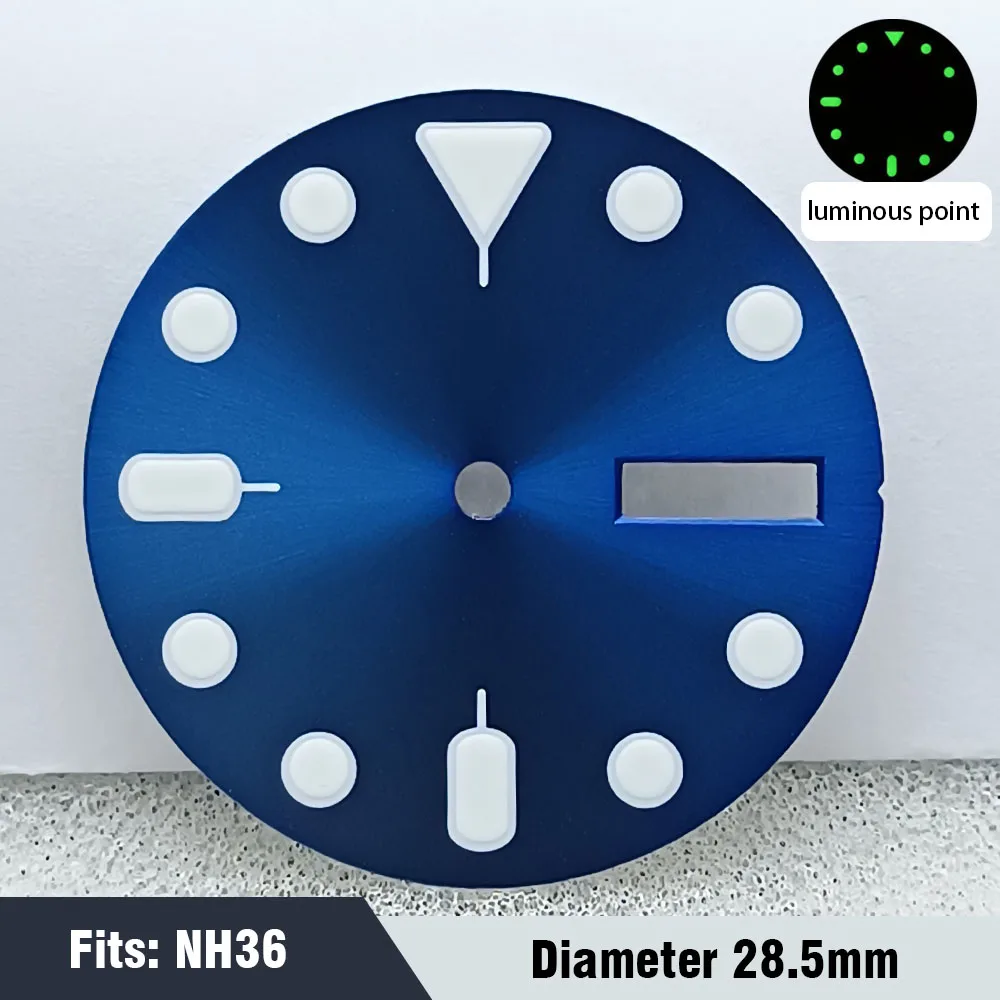 Men's Watch Dial NH35Nh36 Luminous Sterile Model 124 Men's Watch Dial NH35Nh36 Luminous Sterile Model - Image 124