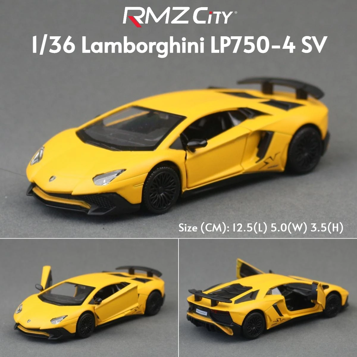 1/36 Lamborghini Super Sport Diecast Model Toy 10 1/36 Lamborghini Super Sport Diecast Model Toy - Image 10