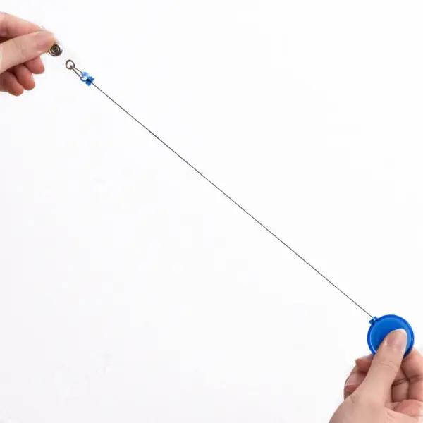 10pcs Retractable Badge Reel with Nylon Cord - Image 4