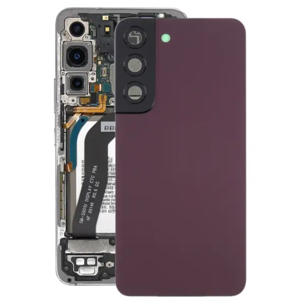 Samsung Galaxy S22 5G SM-S901B Back Cover with Camera Lens - Image 5