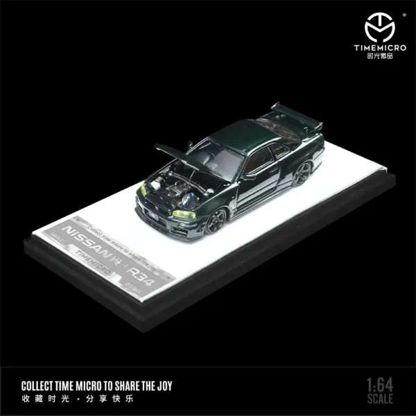 TimeMicro 1:64 Skyline GTR R34 Alloy Model - Image 6