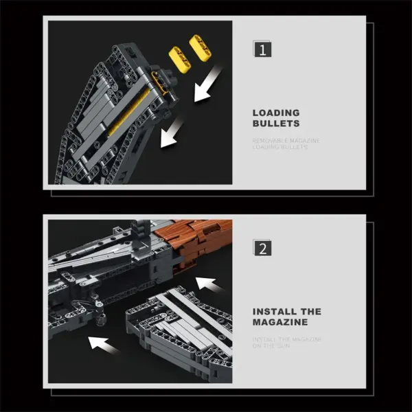 AK47 Assault Rifle Model Building Blocks Kit - Image 5