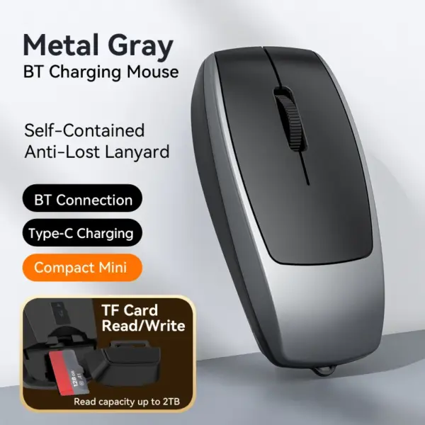Mini Bluetooth Mouse DIXSG Support TF Card and Type-C Charging - Image 7