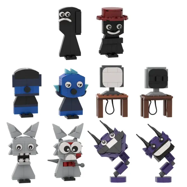 Gobricks Horror Incredibox Sprunki Building Blocks - Image 12