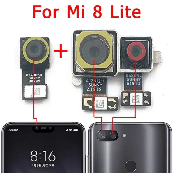 Xiaomi Mi 8 Lite Rear Front Camera Module Replacement - Image 10