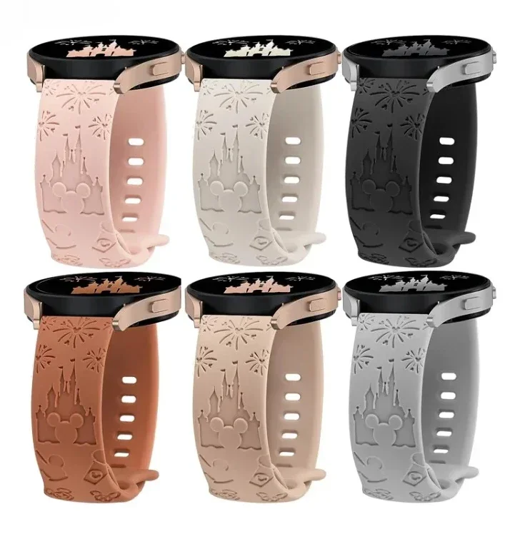 20mm Silicone Floral Engraved Watch Band for Samsung Galaxy Watch 7 5 20mm Silicone Floral Engraved Watch Band for Samsung Galaxy Watch 7 - Image 5