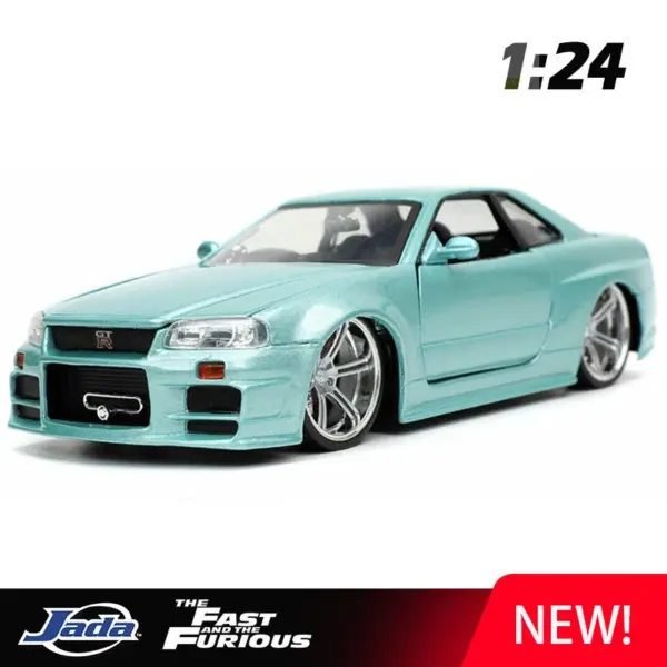 Maisto 1:24 Fast & Furious GTR R34 Diecast Car - Image 7