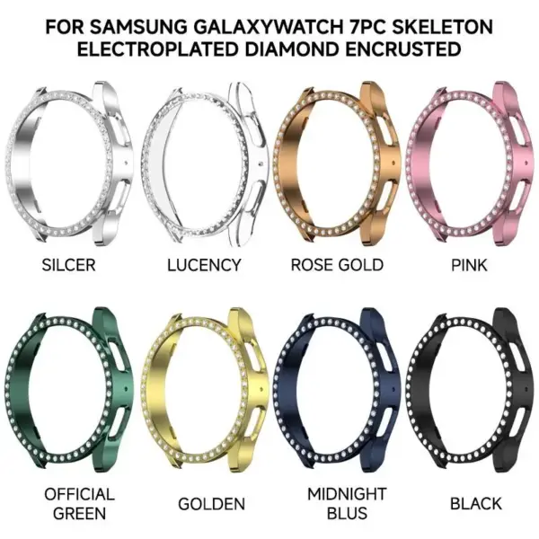 Diamond Protective Case for Samsung Galaxy Watch 7 - Image 4