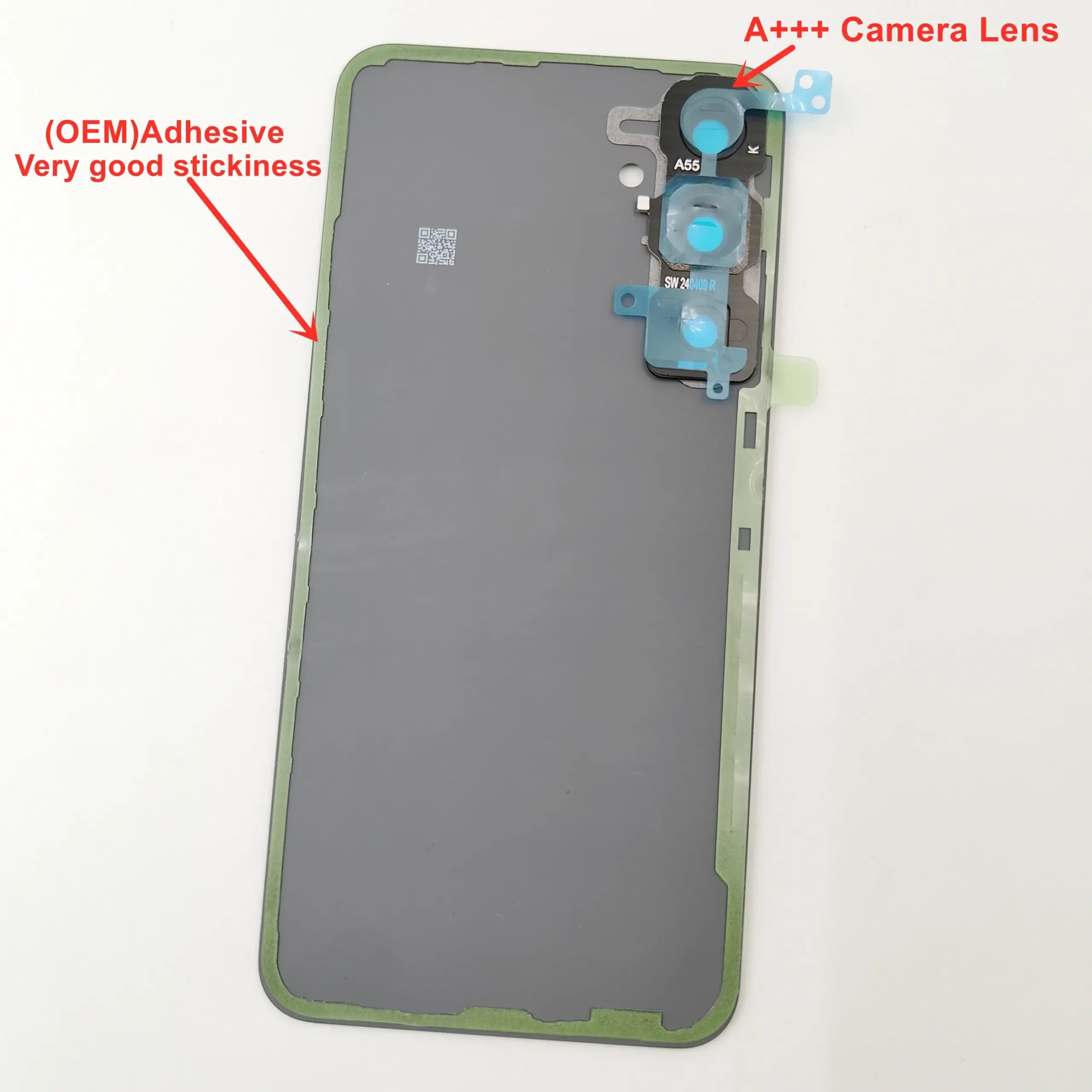 Samsung Galaxy A35 A55 Glass Back Cover with Logo 2 Samsung Galaxy A35 A55 Glass Back Cover with Logo - Image 2