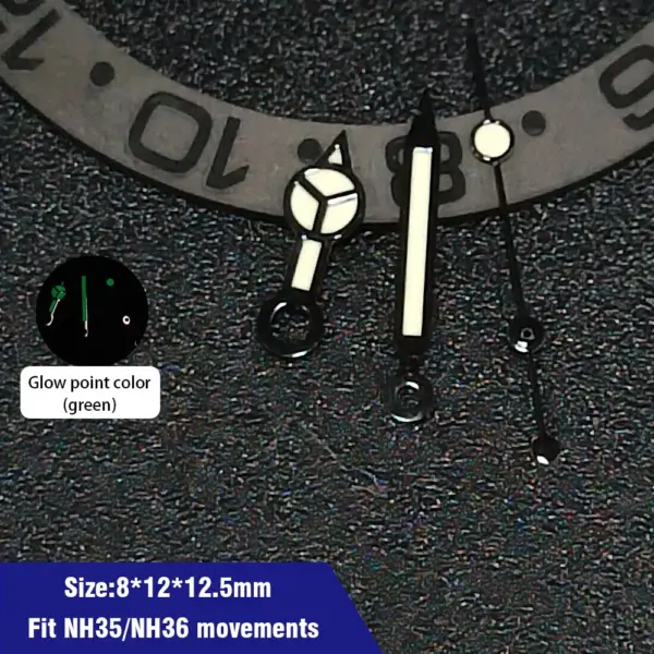 Green Luminous Watch Hands for NH35 NH36 Movement - Image 29