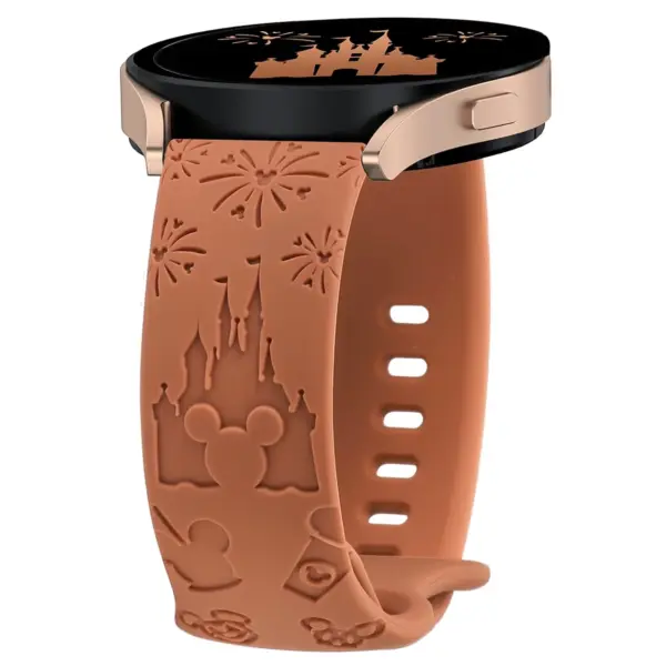 20mm Castle Engraved Silicone Strap for Galaxy Watch - Image 14