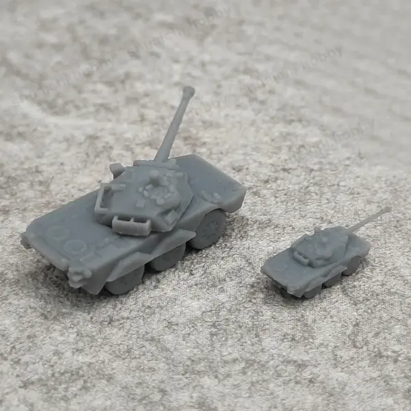 5PCS 3D AMX-10 RC Armored Car Models Kit - Image 3