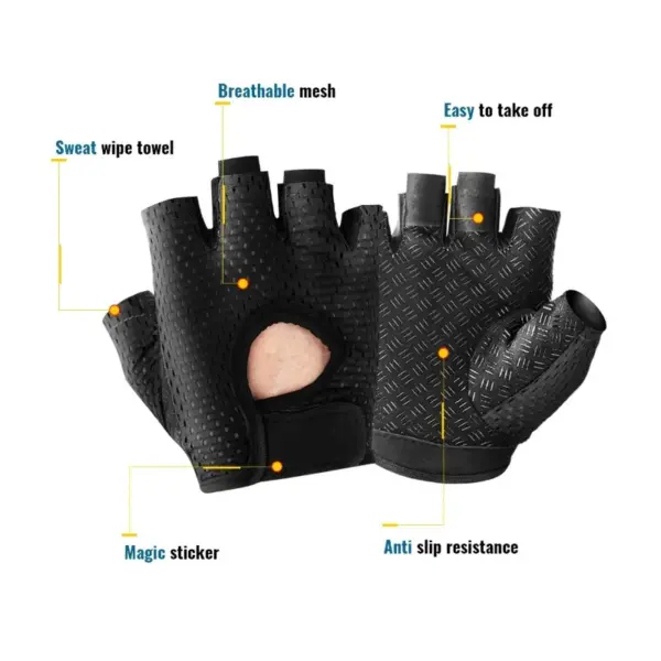 Breathable Women's Cycling Half Finger Gloves - Image 4