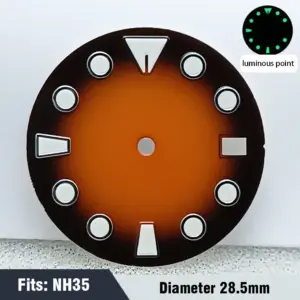 Men's Watch Dial NH35Nh36 Luminous Sterile Model 155 Sc0dfafd08d2f45c089f99985b9d3d2e9l