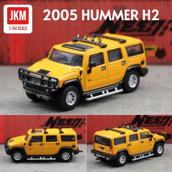 1/64 Hummer H2 SUV Diecast Model Toy Car - Image 2
