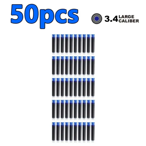 50/100pcs Fountain Pen Ink Cartridges Set of 2.6/3.4 mm - Image 8