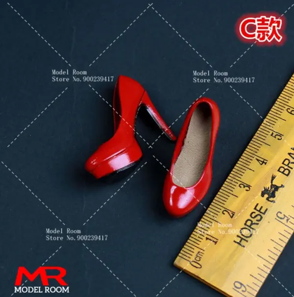 1/6 Scale Fashion Girl High Heel Shoes Model - Image 8