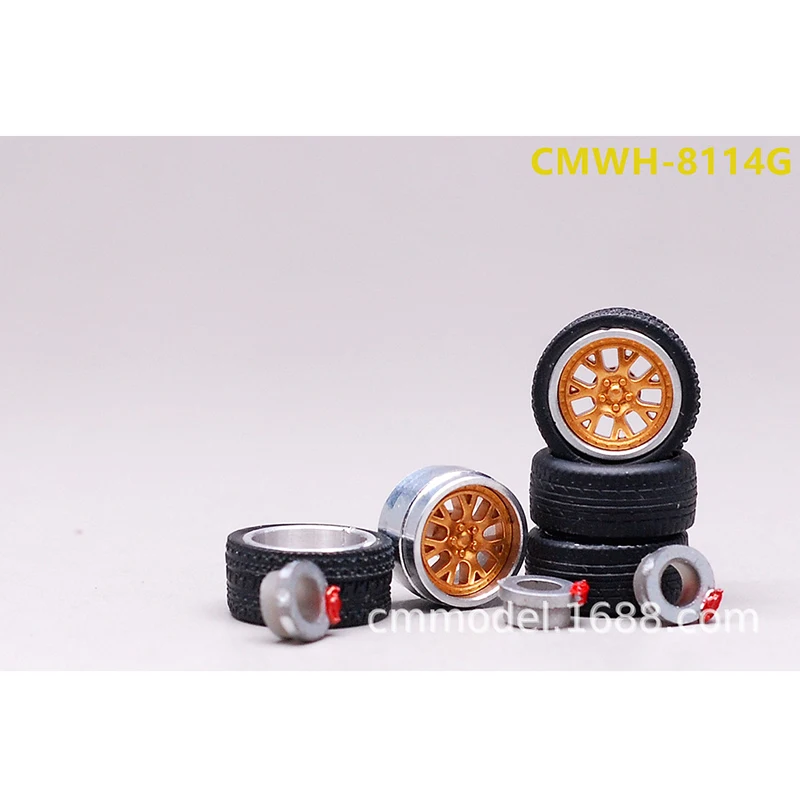 1/64 Alloy Wheel & Tire Set for Model Cars 34 1/64 Alloy Wheel & Tire Set for Model Cars - Image 34