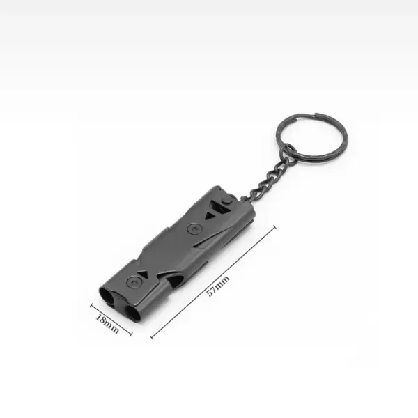 150DB High-Frequency Rescue Whistle Steel Survival Tool - Image 5