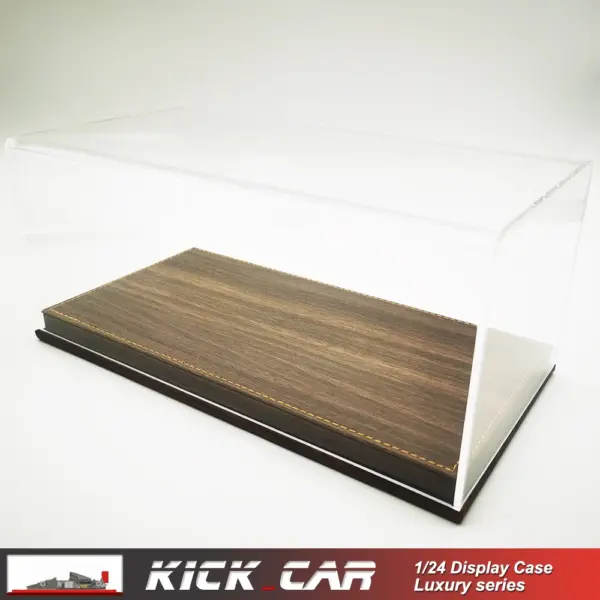 1/24 Model Car Display Case with Leather Base - Image 25