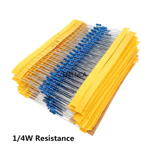 600pcs Metal Film Resistor Kit 1/4W 1% - Image 3