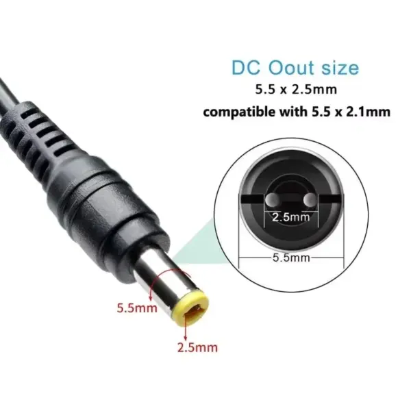 Adjustable Power Adapter AC to DC 3V-24V 5A Transformer - Image 2