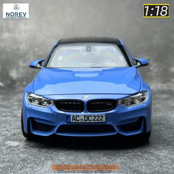 NOREV 1/18 Scale BMW M3 2017 Diecast Model - Image 2