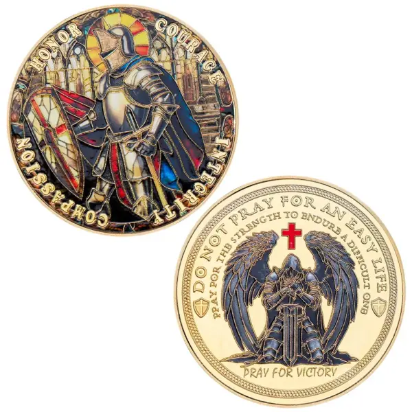 Guardian Angel Gold Plated Coin Collector's Keepsake - Image 2