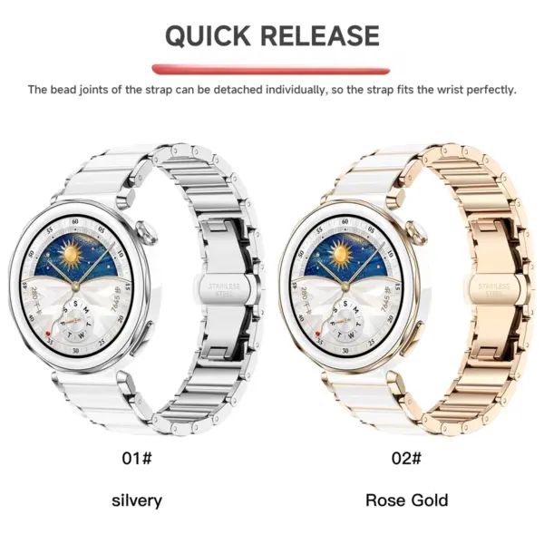 Stainless Steel Strap for Huawei Watch GT5/GT4 - Image 2