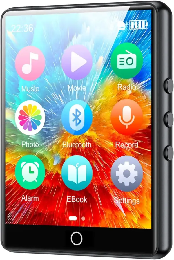 32GB Touch Screen Bluetooth MP3 Player with Radio - Image 7